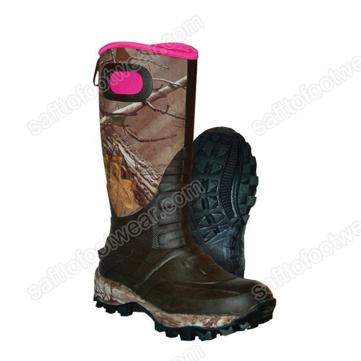 튼튼한 밑창 야외 고무 방수 부츠